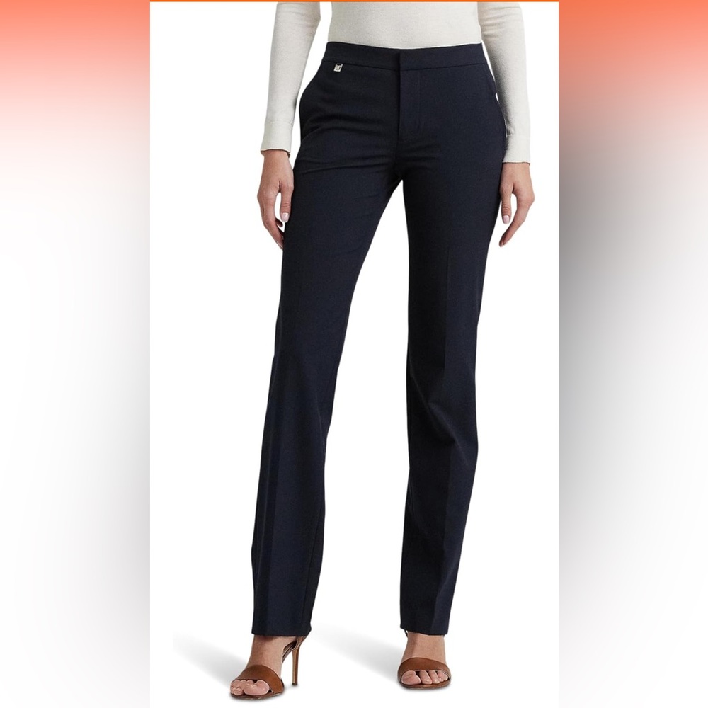 Ralph Lauren Navy Women's Straight Leg Pants